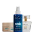 Kit Lowell Extrato de Mirtilo Máscara Regenerador de Pontas e Pour Toi Parfum Cabelo e Corpo (3 produtos)