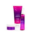 Kit Lowell Liso Mágico Shampoo Máscara Fluído (3 produtos)