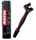 Kit Lubrificação E Limpeza Escova + Motul C4 Kit Lubrificação E Limpeza Escova + Motul C4