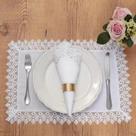 Kit Lugar Americano Java Renda Inglesa 35cm X 50cm 2 Peças Argivai - Pérola