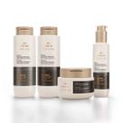 Kit Lumina Força e Reparação Molecular shampoo condicionador máscara protetor termico Natura
