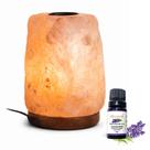Kit Luminária Difusora de Pedra Natural com Óleo Essencial de Lavanda Aromá