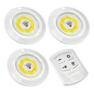 Kit Luminária Led 3 Spots Sem Fio Controle à Distância Kit Luminária Led 3 Spots Sem Fio Controle à Distância