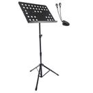 Kit Luminaria luz dupla LEP30 + estante partitura SPRF50