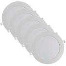Kit Luminária Plafon LED Redondo de Embutir 24W - 3000K Com 5 Unidades (520,0043) - Noll LED Kit Luminária Plafon LED Redondo de Embutir 24W - 3000K Com 5 Unidades (520,0043) - Noll LED