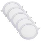 Kit Luminária Plafon LED Redondo de Embutir 24W - 4000K Com 5 Unidades (520,0044) - Noll LED Kit Luminária Plafon LED Redondo de Embutir 24W - 4000K Com 5 Unidades (520,0044) - Noll LED