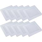 Kit Luminárias Plafon LED Quadrado de Sobrepor 18W - 4000K Com 10 Unidades (520,0054) - Noll LED