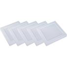 Kit Luminárias Plafon LED Quadrado de Sobrepor 18W - 4000K Com 5 Unidades (520,0054) - Noll LED