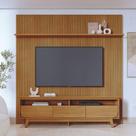 Kit Luna Painel E Rack Com Painel Cumaru Kit Luna Painel E Rack Com Painel Cumaru