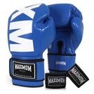Kit Luva Boxe Muay Thai Mxm Blue + Bandagem 3m - Maximum