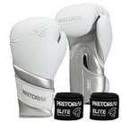 Kit Luva De Boxe E Muay Thai + Bandagem Pretorian Elite Kit Luva De Boxe E Muay Thai + Bandagem Pretorian Elite