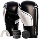 Kit Luva de Boxe e Muay Thai First FX1 Bandagem Bucal Pretorian Kit Luva de Boxe e Muay Thai First FX1 Bandagem Bucal Pretorian