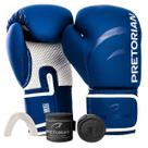 Kit Luva De Boxe Muay Thai First FX2 Bandagem Bucal Pretorian
