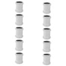 Kit Luva De Correr Esgoto 75mm Fortlev Encanamento 10 Peças