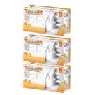 Kit Luva De Látex Talge Tam. G Com Pó - 3 Caixas Com 100 Unidades Cada