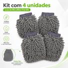 Kit Luva Microfibra Para Lavar Carro E Limpeza Doméstica luvas automotivas acessórios