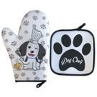 kit Luva Térmica Dog Chef Cozinha Criativa