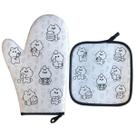 Kit Luva Térmica - Gatinhos Chef Kawaii Kit Luva Térmica - Gatinhos Chef Kawaii