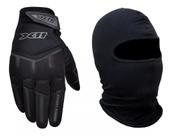 Kit Luva X11 Fit X Masculina + Touca Ninja Balaclava Algodao