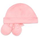 Kit Luvas e Touca Rosa - Mini & Co.