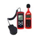 Kit Luxímetro Digital Intensidade Luz 50 Leituras Sonômetro Digital Sonoro Acústica Ponderação Leq Instrutherm