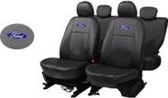 Kit Luxo Couro Escort 1984-1995 + Capas, Volante e Chaveiro - Personalização Única