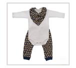Kit luxo em Algodão Body Bandana Mijão