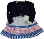 Kit Luxo Festa Vestido Bebê Menina + Bolero Plush Ref. 7191 Kit Luxo Festa Vestido Bebê Menina + Bolero Plush Ref. 7191