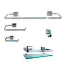 Kit Luxo Lavabo Brilhante 5 peças
