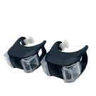 Kit Luz Dianteira Traseira Bike LED 2 em 1 Segurança Noturna HL009