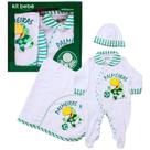 Kit Macacão Palmeiras com Manta e Gorro Revedor