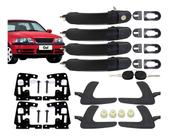 Kit Maçaneta Externa Interna Gol Parati G3 1999 2000 2001 2002 2003 Preta 4 P