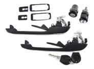 Kit Maçanetas Cilindros Ignição Porta Malas Voyage 4 Portas Friso Preto 1987 A 1995