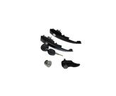 Kit maçanetas Cilindros mesma chave Brasilia Variant 2 Preto Kit maçanetas Cilindros mesma chave Brasilia Variant 2 Preto