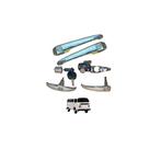 Kit maçanetas e Cilindros Kombi Clipper 1980 á 1996 Cromado