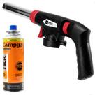 Kit Maçarico Flambador Portatil Gourmet Ajutavel Com Refil Ntk