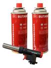 Kit Maçarico Portátil Super Fire + 2 Gás Butano Rothenberger