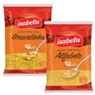 Kit Macarrão Isabela Gravatinha e Alfabeto Animado 500g Kit Macarrão Isabela Gravatinha e Alfabeto Animado 500g