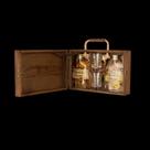 Kit Madeira Cachaça Harmonie Schnaps 2 Garrafas 160ml e 2 Copos