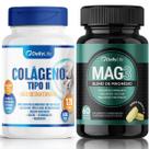 Kit MAG3 Blend de Magnésio + Colágeno Tipo II Não Desnaturado - Vitamina K2, Silício, Treonina e Magnésio Kit MAG3 Blend de Magnésio + Colágeno Tipo II Não Desnaturado - Vitamina K2, Silício, Treonina e Magnésio
