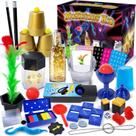 Kit mágico Patifeed 50+ truques de mágica com instruções para crianças Kit mágico Patifeed 50+ truques de mágica com instruções para crianças
