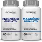 Kit Magnesio Quelato Bisglicinato Dima la to 500Mg 120 Cápsulas Metabolic Farma