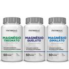 Kit Magnesio Treonato Dima la to Quelato Bisglicinato 500Mg 180 Cápsulas Metabolic Farma Kit Magnesio Treonato Dima la to Quelato Bisglicinato 500Mg 180 Cápsulas Metabolic Farma