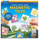 Kit Magnet Art Craft Paint Blue Marble Paint Magnetic Tiles Kids Kit Magnet Art Craft Paint Blue Marble Paint Magnetic Tiles Kids