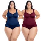 Kit Maiô Plus Size Natação Hidroginástica Alta Sustentação Kit Maiô Plus Size Natação Hidroginástica Alta Sustentação