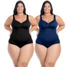 Kit Maiô Plus Size Natação Hidroginástica Alta Sustentação