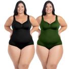 Kit Maiô Plus Size Natação Hidroginástica Alta Sustentação Kit Maiô Plus Size Natação Hidroginástica Alta Sustentação