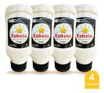 Kit Maionese Gourmet Estrela 345g Pote Squeeze Cremosa 4 Uni