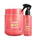 Kit Mais brilho 1 Máscara 500ml 1 Spray 100ml