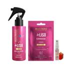 Kit Mais liso 1 Spray 100ml 1 Dose 30g + Presente Lourre 15ml Kit Mais liso 1 Spray 100ml 1 Dose 30g + Presente Lourre 15ml